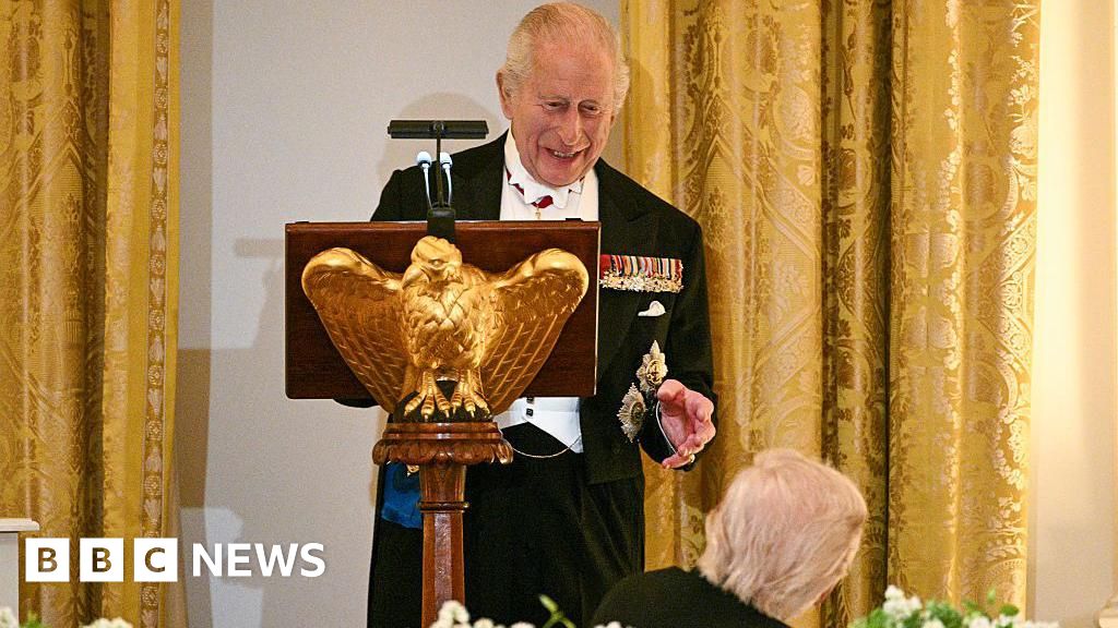King ve Trump yemekte şaka yaptı: 'Biz olmasaydık Fransızca konuşuyor olurdunuz'
